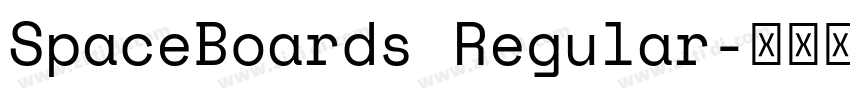SpaceBoards Regular字体转换